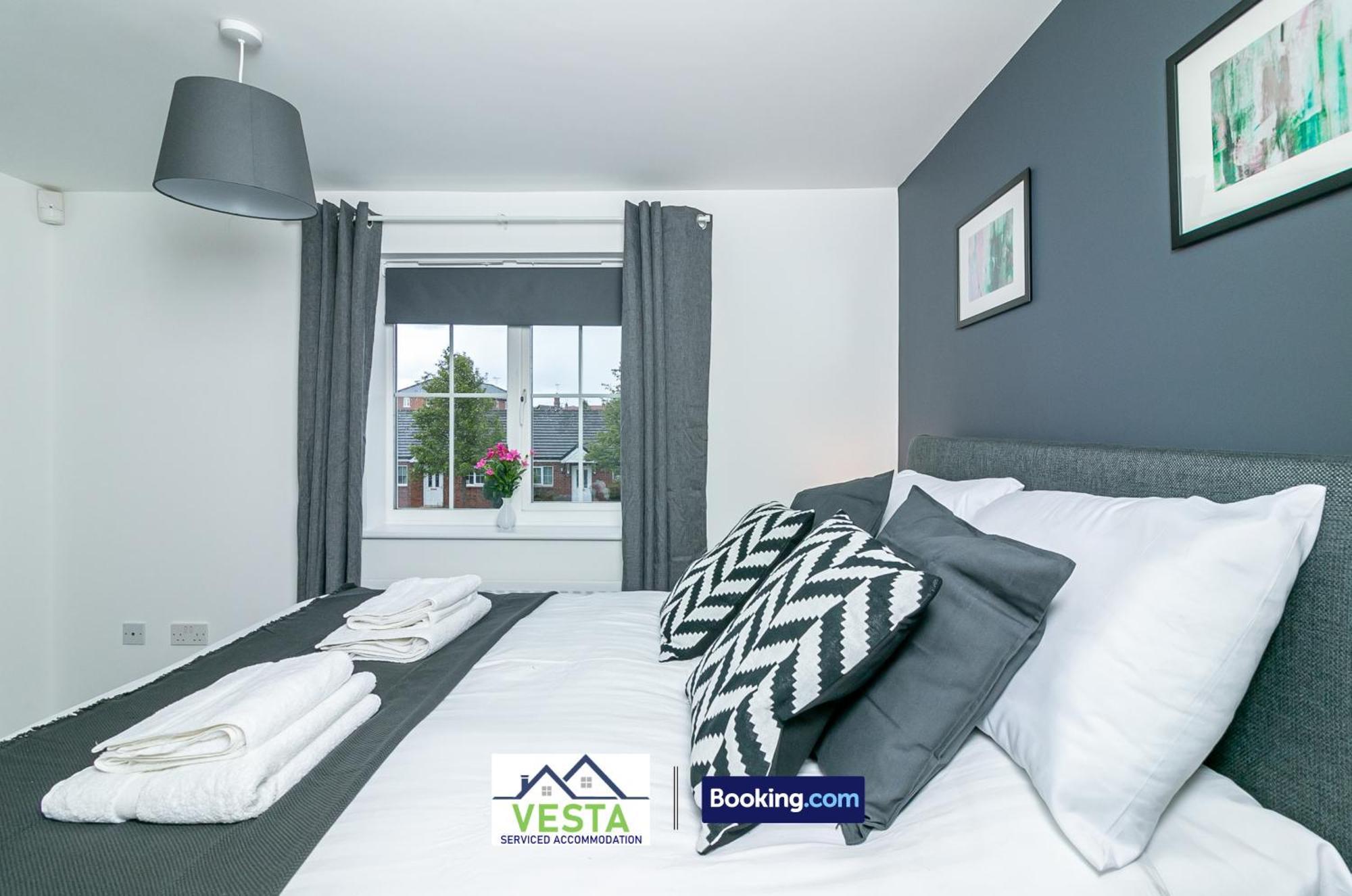 Three Bedroom Apartment By Vesta Serviced Accommodation & Short Lets Hatfield With Free Parking Exteriér fotografie